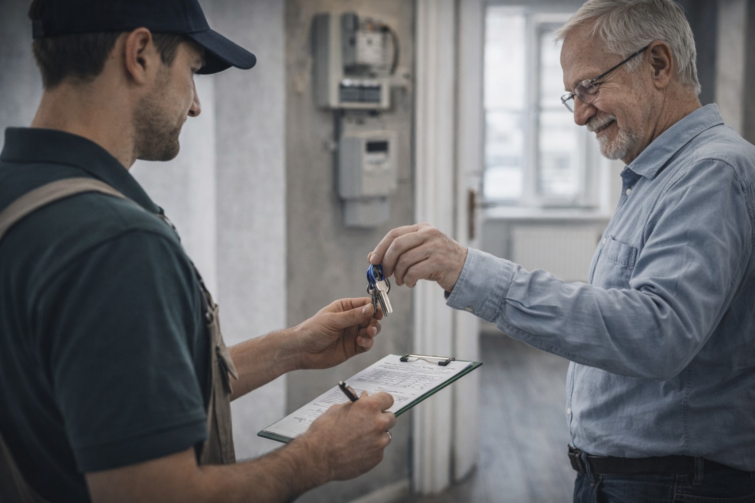 Wohnungsübergabe – Service vor Ort